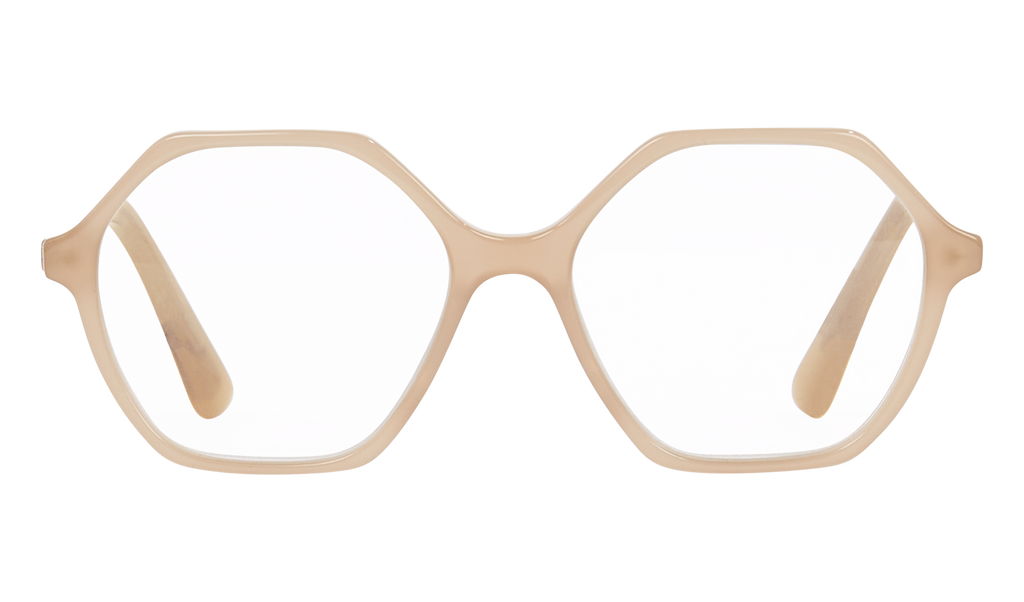 Front picture of Frank and Lucie Eyewill glasses in the color Beach a la creme