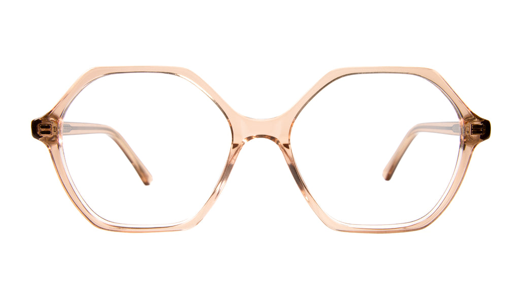 Front picture of Frank and Lucie Eyewill glasses in the color Beach a la creme